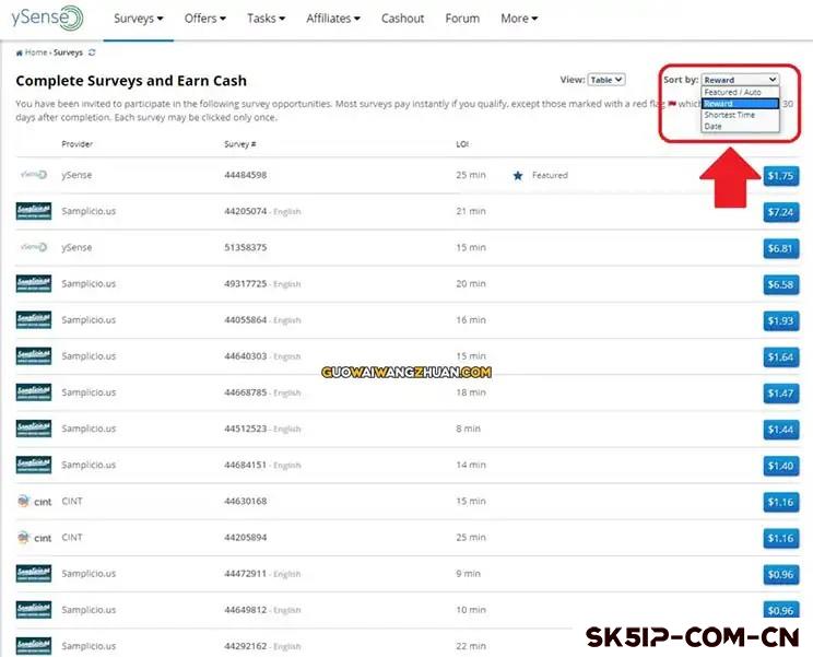 ySense攻略:网上问卷调查赚钱的6个提示 ySense攻略:网上问卷调查赚钱的6个提示