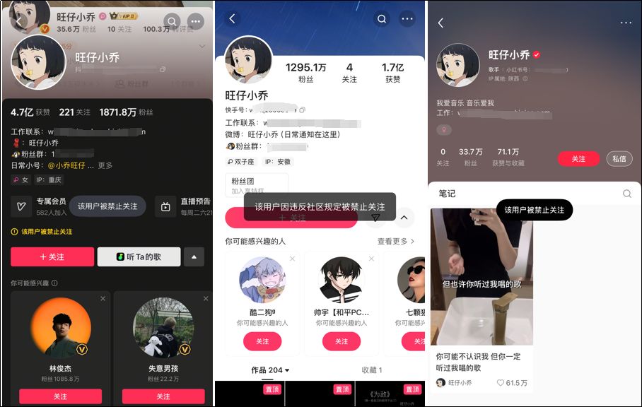 掉粉400万、多平台被禁,一场演唱会引发的网红塌房 掉粉400万、多平台被禁,一场演唱会引发的网红塌房