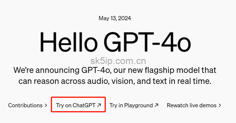 OpenAI发布新模型GPT-4o:对所有人免费、更易用、更强 OpenAI发布新模型GPT-4o:对所有人免费、更易用、更强